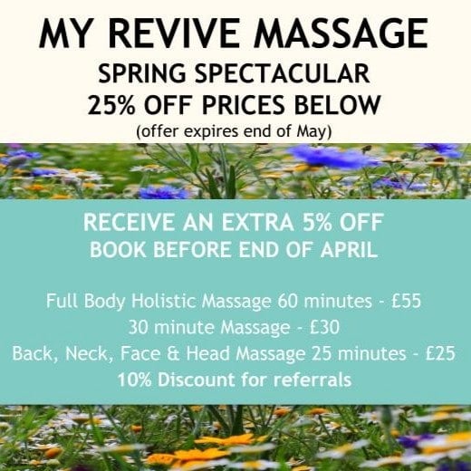 My Revive Massage Spring Time Offer 2019 CROPPED Edited