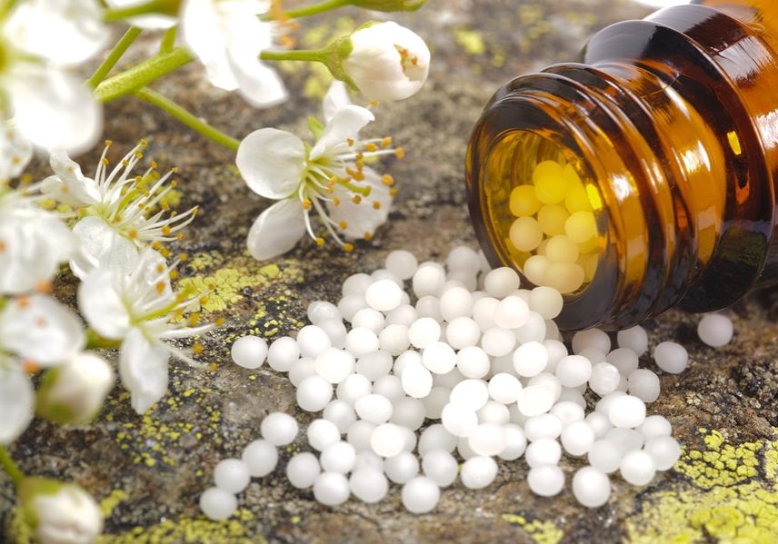 alternative medicine and homeopathy with herbal pills